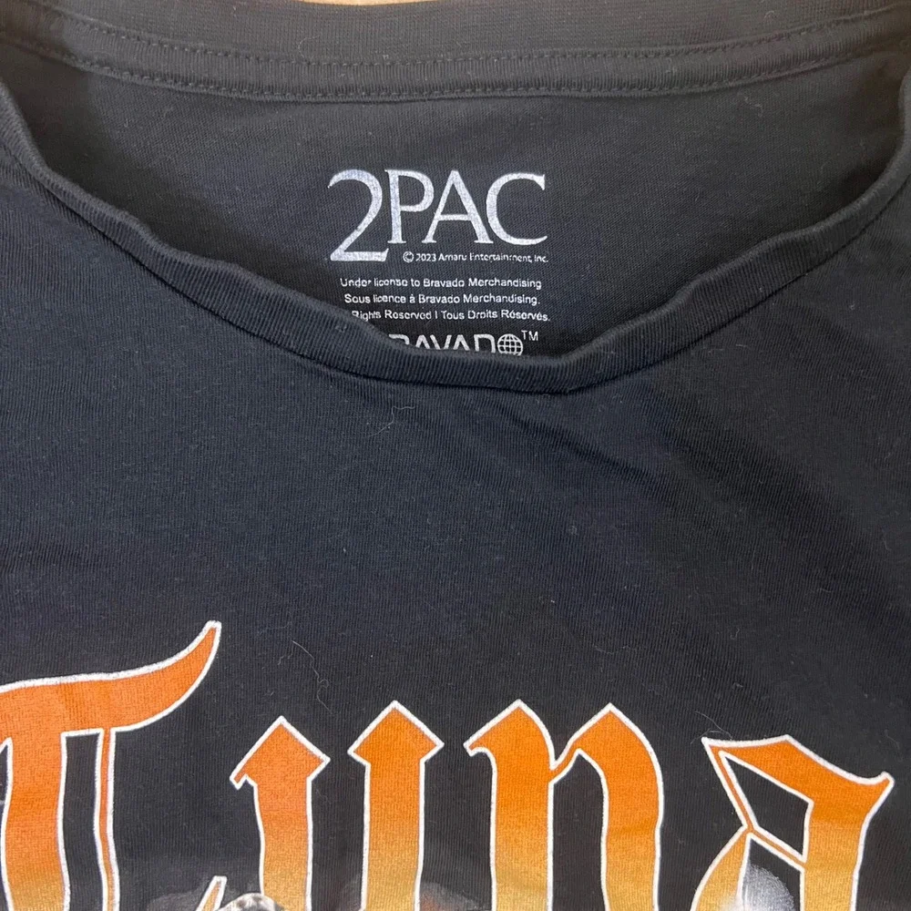 Tupac Shakur‎ California Love Graphic T-Shirt Men's Large Black Bravado Rap Tee